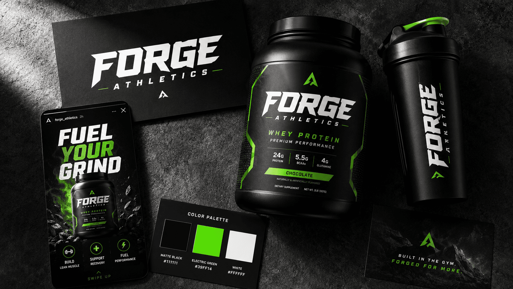 Brand graphic design example