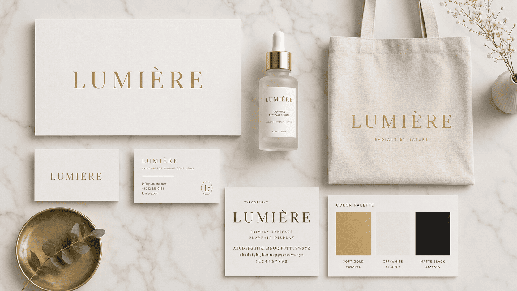 Brand graphic design example