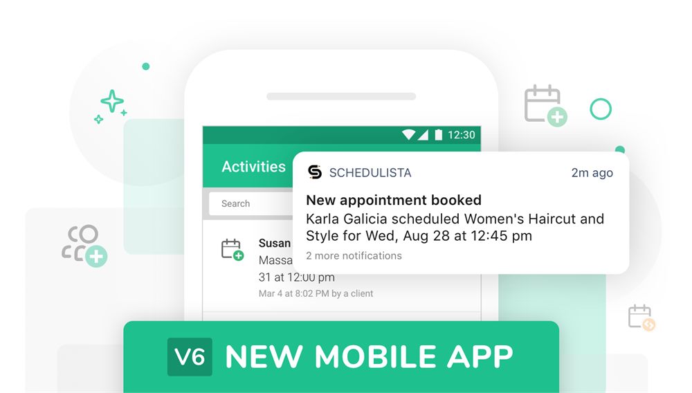 Phone showing three new MedSpa appointments booked overnight by AI voice agent